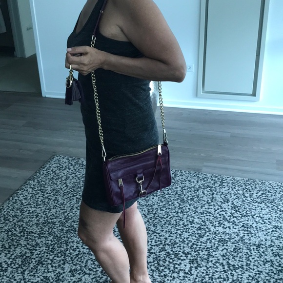 NWOT💕Rebecca Minkoff Crossbody Plum - Picture 8 of 8